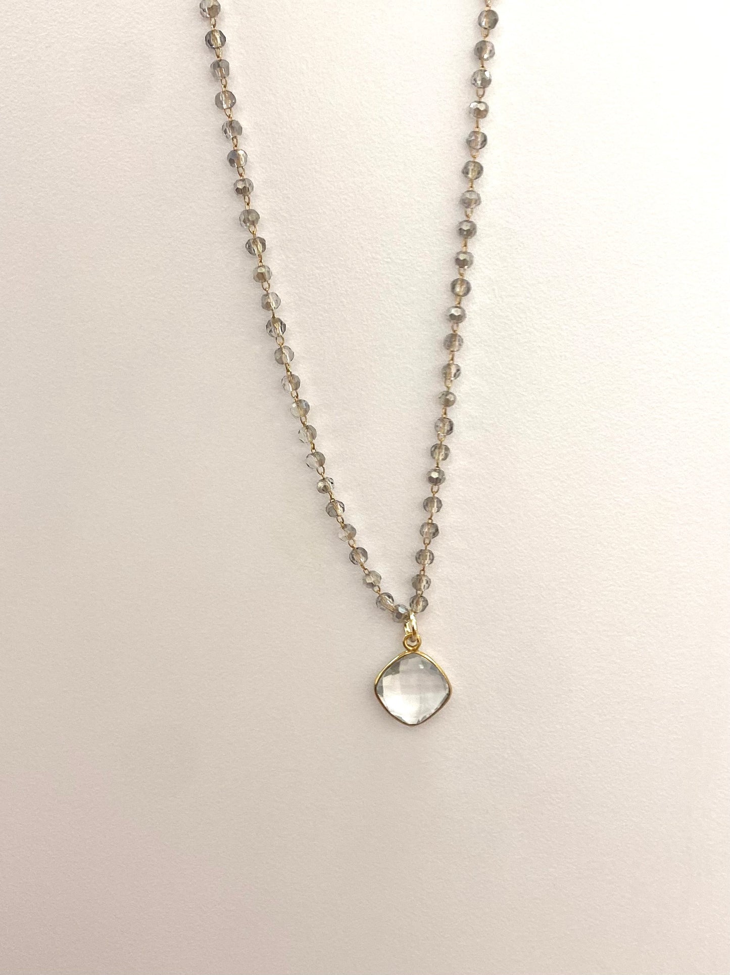 Quartz and Crystal Necklace