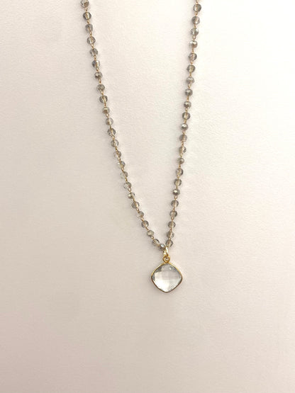 Quartz and Crystal Necklace