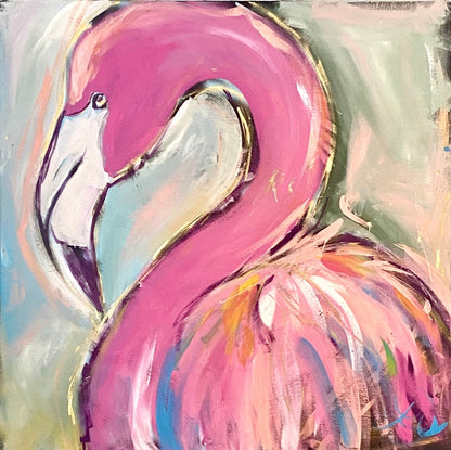 Flamingo in Pink