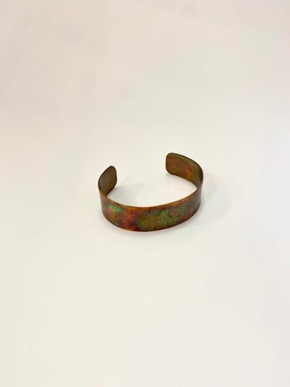 Lacquered Fire Painted Cuff