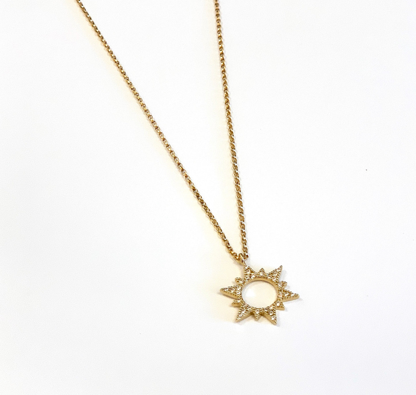 Small Sunburst Necklace