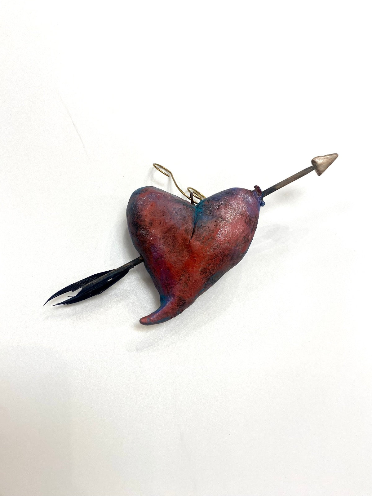 Heart with Arrow Ornament