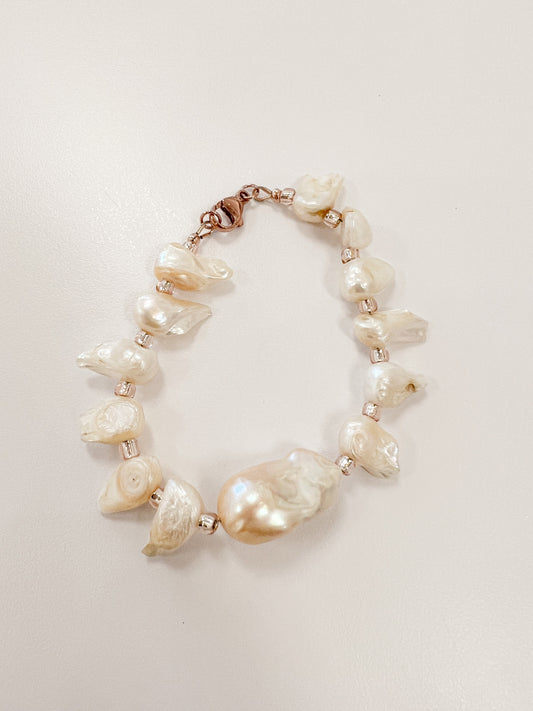 Champagne Pearl Bracelet